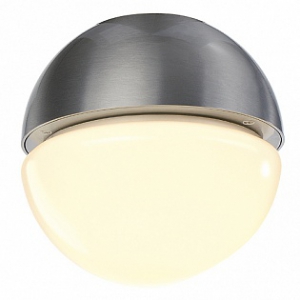 Arcolos bowl светильник накладной для лампы e27 11вт макс., матированный алюминий/ белый