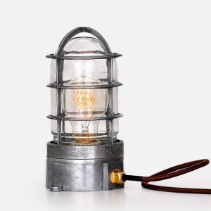 Настольная лампа Steampunk Cage Glass Edison