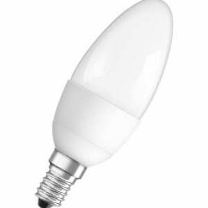 Светодиодная лампа с классической колбой LED STAR CLASSIC B 40 6.5 W/827 E14 FR Osram