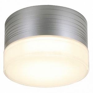 Micro flat светильник накладной ip44 для лампы gx53 9вт макс., серебристый / стекло матовое