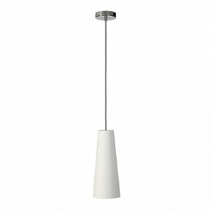 Soprana cone pd-1 светильник подвесной для лампы e14 40вт макс., хром/ белый