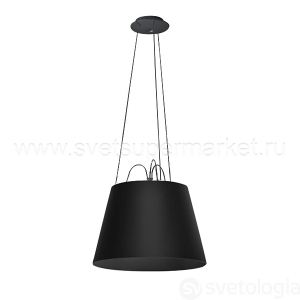 Подвесной светильник TOLOMEO MEGA SOSPENSIONE черная ткань 420 Artemide