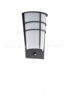 Уличный светодиодный светильник Настенный BREGANZO 1 с датчиком движения и фун-ей день/ночь