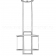Подвесной светильник Garda высота 48,6 см