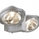 TEC KARDA 2, серебристо-серый, 2xQRB111, 2x50 Ватт, макс. 100 Ватт (2 лампы)