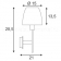 Настенный светильник RIOTTE WALL, хром - сатинированное стекло, E14, max. 40W