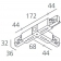 Крепление 3-Circuit Tracks - Electrical T-coupler - Earth contact right - White Artemide