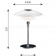 Настольная лампа PH 4 1-2 - 3 1-2 Glass Table
