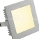 Встраиваемый светильник FLAT FRAME Basic, квадратный, серебристо-серый, G4, max. 20W
