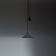 Подвесной светильник AGGREGATO SOSPENSIONE CONE METAL SMALL серый/черный Artemide