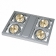 Aixlight® square qrb111 светильник подвесной с эпн для 4-x ламп qrb111 по 50вт макс., серебристый