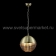 Светильник подвесной ALBERTO SP3 BRONZE/TRANSPARENTE Crystal Lux