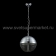 Светильник подвесной ALBERTO SP3 CHROME/TRANSPARENTE Crystal Lux