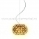 Подвесной светильник CABOCHE малый желтое золото H. 5 m