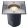 Dasar® 115 mr16 fix square светильник встраиваемый ip67 для лампы mr16 35вт макс., сталь