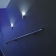 Delwa blue светильник настенный ip44 с led 4.5вт, 5700k,325lm, 90° и синим led 2.6вт (8.6вт), серебр