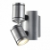 Drop 100 светильник ip44 для 2-х ламп mr16 mirror по 50вт макс., серебристый