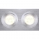 Встраиваемый светильник NEW TRIA II MR16 downlight, прямоугольный, матовый алюминий, 12 Вольт, цоколь G5,3, макс. 2x50W (макс. 100 Ватт)