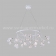 Светильник подвесной EVITA SP45 D WHITE/TRANSPARENT Crystal Lux