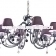 Подвесной светильник GEMINI 2264/06LA серебристо-фиолетовый