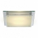 Glassa square tc-de светильник накладной c эпра для 2-x ламп g24q-3 по 26вт, стекло матовое