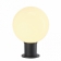 Gloo pure 27 светильник ip44 для лампы e27 20вт макс., антрацит/ стекло белое