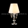 Настольная лампа MERCEDES LG1 CHROME/SMOKE Crystal Lux