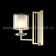 Настенный светильник NICOLAS AP1 GOLD/WHITE Crystal Lux