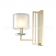 Настенный светильник NICOLAS AP1 GOLD/WHITE Crystal Lux