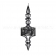 Светильник подвесной PRIMA SP1 A BLACK-SILVER/BLACK Crystal Lux