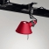 Настенный светильник TOLOMEO MICRO PINZA красный Artemide