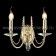 Настенный светильник VICTORIA AP2 GOLD/AMBER Crystal Lux