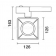 Трековый прожектор iGuzzini View Opti Beam Lens wall washer square 126x126 mm
