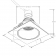 Встраиваемый светильник Italline  Simdeep 1 white 