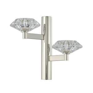 Настенный светильник REBECA AP2 NICKEL Crystal Lux
