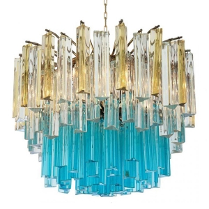 Люстра  Turquoise glass Chandelier