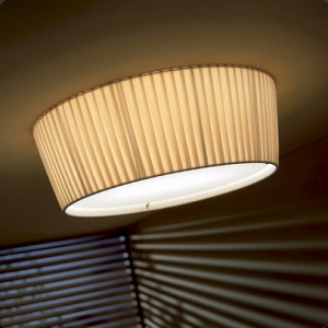Потолочный светильник PLAFONET 01 латунь кремовая лента