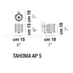 Настенный светильник TAHOMA изображение 2