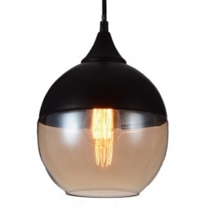 Подвесной светильник Hanglamp Zwart Glass Light