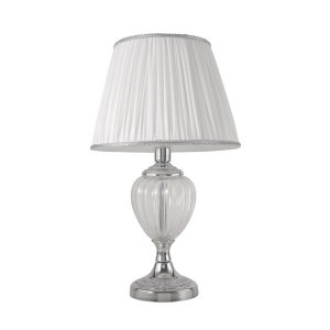 Настольная лампа ALMA WHITE LG1 Crystal Lux