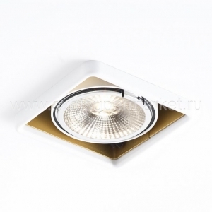 Встраиваемый светильник OBOQ SQUARE 1.0 LED111 2700K DIM WHITE | GOLD