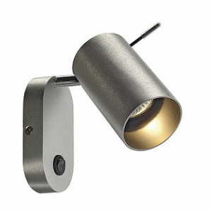 Asto tube светильник настенный с выключателем для лампы gu10 50вт макс., матированный алюминий