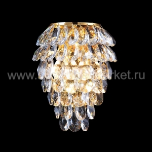 Настенный светильник CHARME AP3 GOLD/TRANSPARENT Crystal Lux