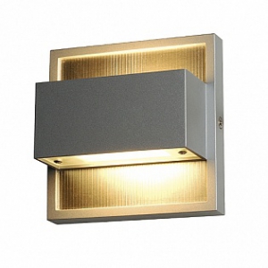 Dacu up-down светильник настенный ip44 для лампы qt14 g9 40вт макс, серебристый
