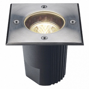 Dasar® 115 mr16 fix square светильник встраиваемый ip67 для лампы mr16 35вт макс., сталь