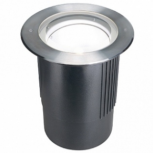 Dasar® round hit-t 150w светильник встраиваемый ip67 c эмпра для лампы hit-ce g12 150вт, сталь