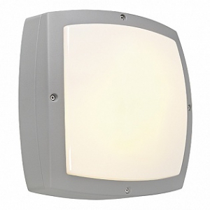 Dragan square светильник накладной ip44 для 2-х ламп e27 по 20вт макс., серебристый