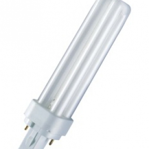 Компактная люминесцентная лампа DULUX D 10 W/827 Osram