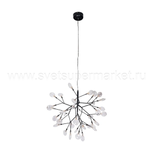 Светильник подвесной EVITA SP36 BLACK/TRANSPARENT Crystal Lux