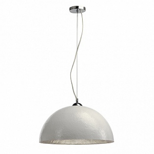 Forchini pd-1 светильник подвесной для лампы e27 40вт макс., белый/ хром/ серебро